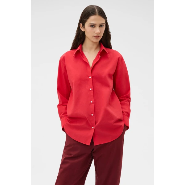 Oroton Wren Poplin Shirt - Oroton Tops - Australian Heritage Luxury - Shop at Luxury Shoes 