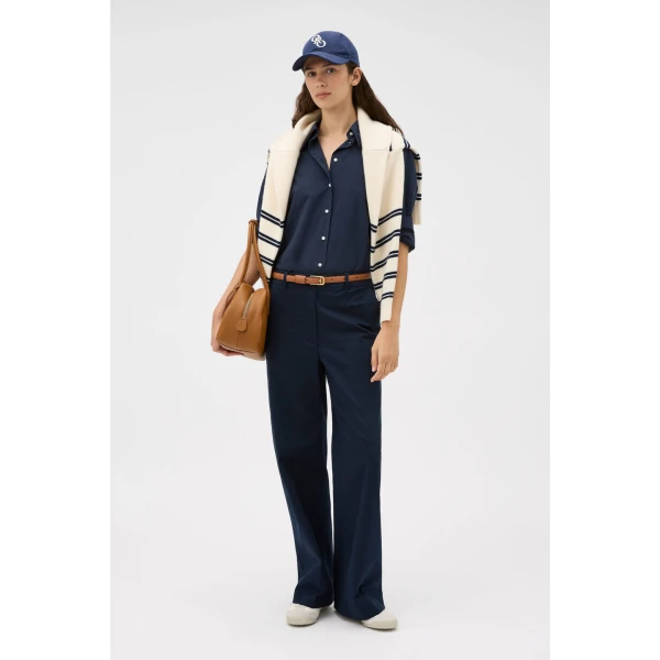 Oroton Wren Poplin Shirt - Oroton Tops - Australian Heritage Luxury - Shop at Luxury Shoes 