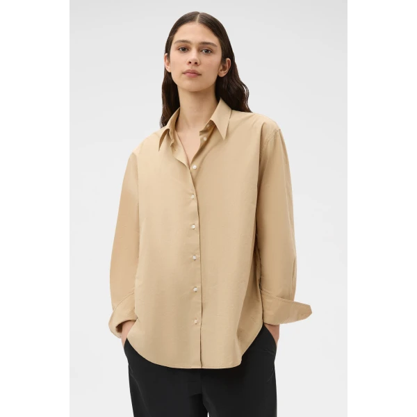 Oroton Wren Poplin Shirt - Oroton Tops - Australian Heritage Luxury - Shop at Luxury Shoes 
