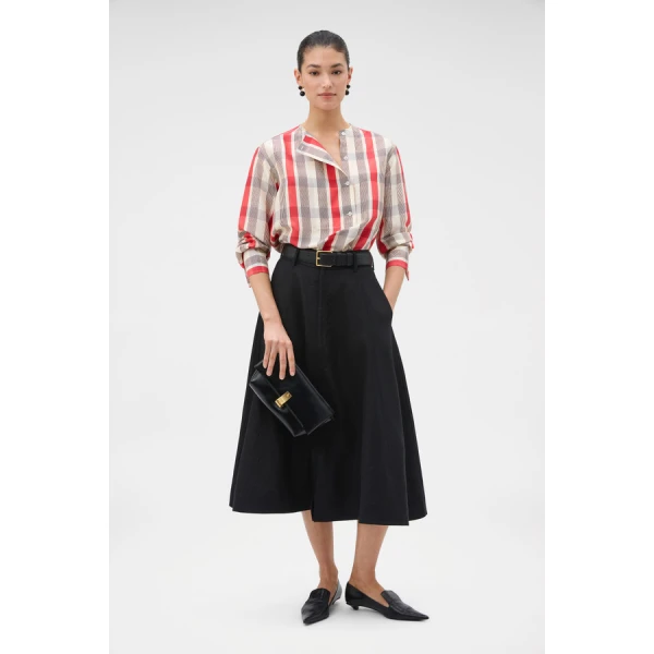 Oroton Zip Midi Skirt - Oroton Skirts - Australian Heritage Luxury - Shop at Luxury Shoes 