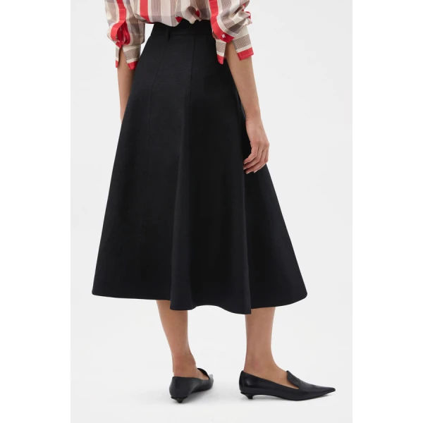 Oroton Zip Midi Skirt - Oroton Skirts - Australian Heritage Luxury - Shop at Luxury Shoes 