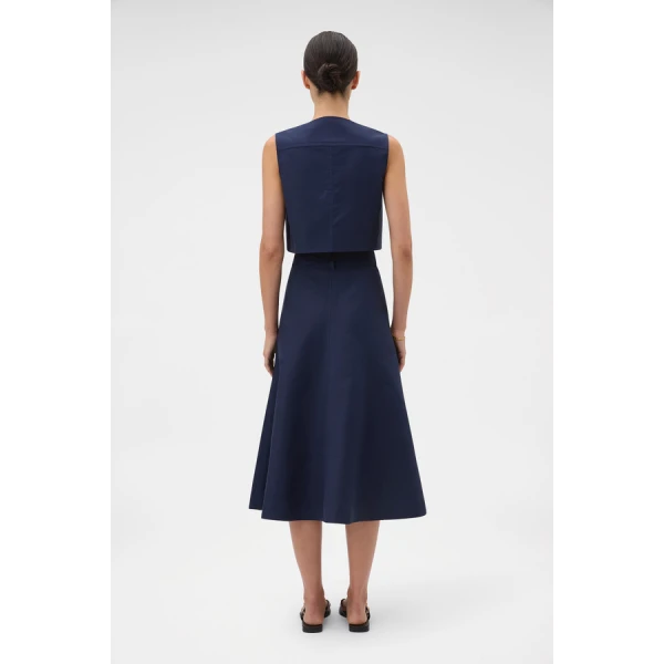 Oroton Zip Midi Skirt - Oroton Skirts - Australian Heritage Luxury - Shop at Luxury Shoes 