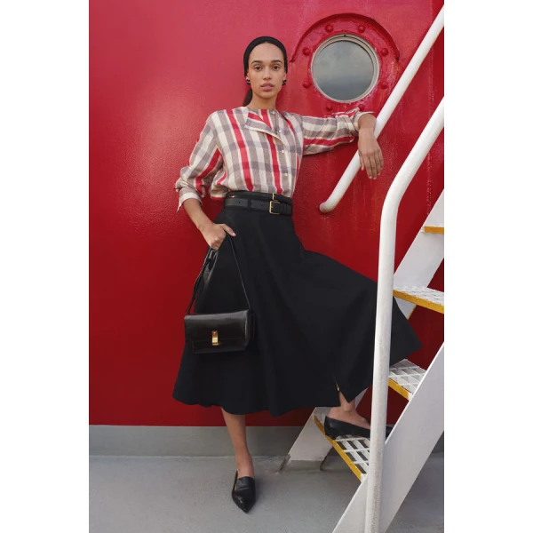 Oroton Zip Midi Skirt - Oroton Skirts - Australian Heritage Luxury - Shop at Luxury Shoes 