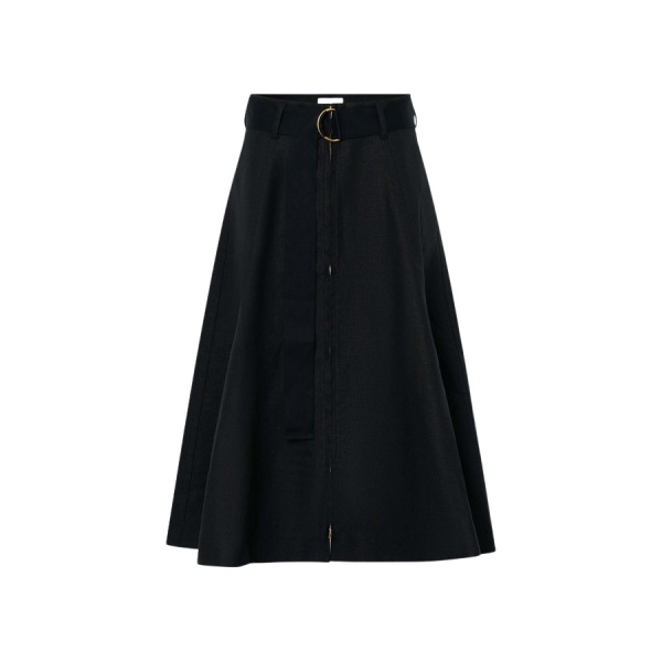 Oroton Zip Midi Skirt - Oroton Skirts - Australian Heritage Luxury - Shop at Luxury Shoes 