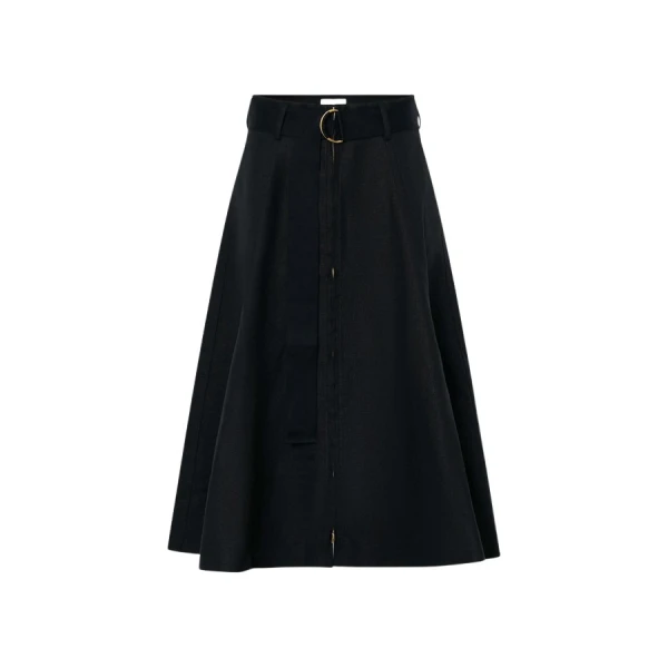 Oroton Zip Midi Skirt - Oroton Skirts - Australian Heritage Luxury - Shop at Luxury Shoes 