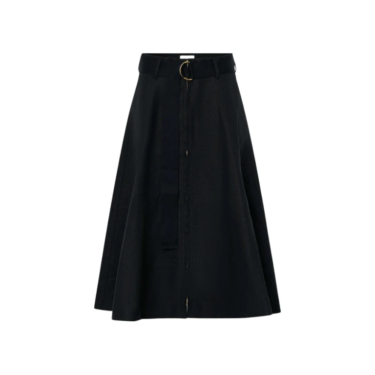 Oroton Zip Midi Skirt - Oroton Skirts - Australian Heritage Luxury - Shop at Luxury Shoes 