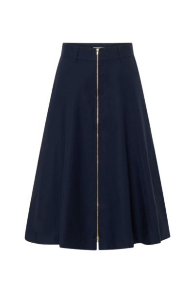 Oroton Zip Midi Skirt - Oroton Skirts - Australian Heritage Luxury - Shop at Luxury Shoes 