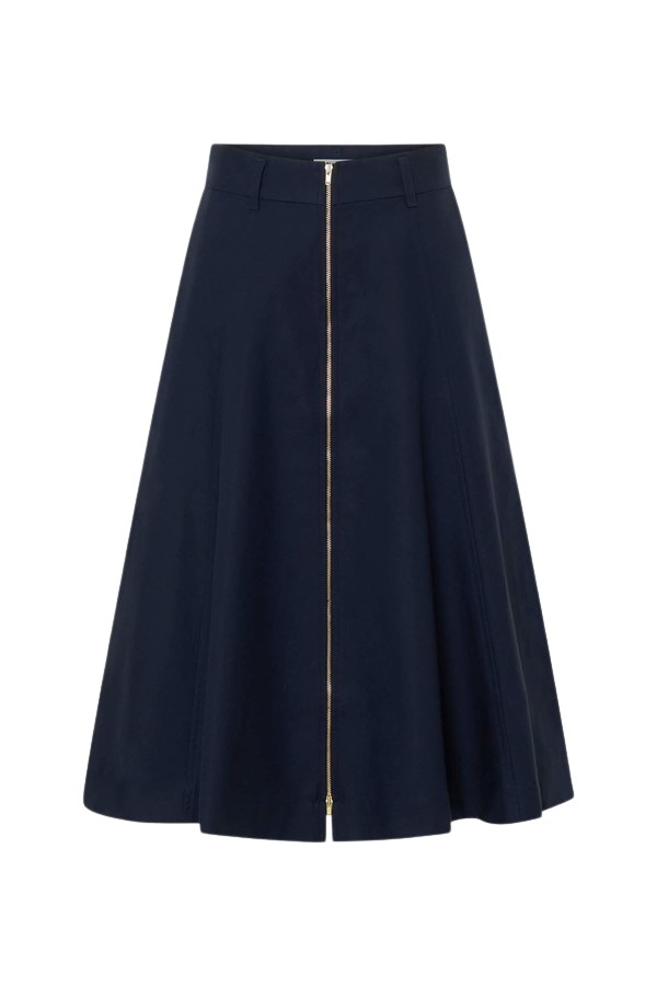 Oroton Zip Midi Skirt - Oroton Skirts - Australian Heritage Luxury - Shop at Luxury Shoes 
