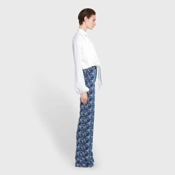 Giambattista Valli Oversize Ivory Self-Tie Neck Silk Blouse - Giambattista Valli Tops - Romantic Couture - Shop at Luxury Shoes 