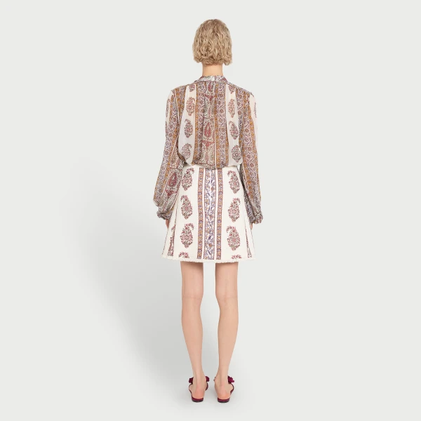 Giambattista Valli Oversize Paisley Silk Blouse - Giambattista Valli Tops - Romantic Couture - Shop at Luxury Shoes 