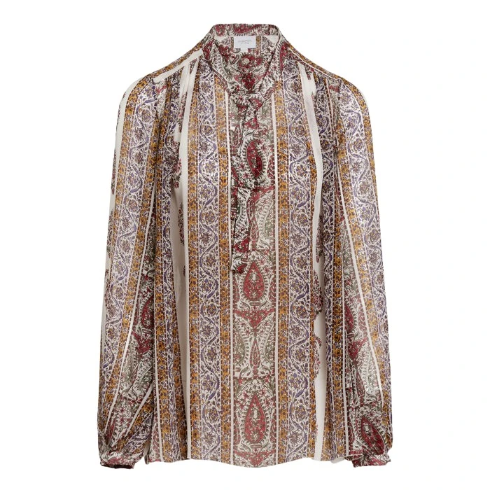 Oversize-Paisley-Silk-Blouse-Giambattista-Valli-Tops-868676_nobg Giambattista Valli Oversize Paisley Silk Blouse - Giambattista Valli Tops - Romantic Couture - Shop at Luxury Shoes