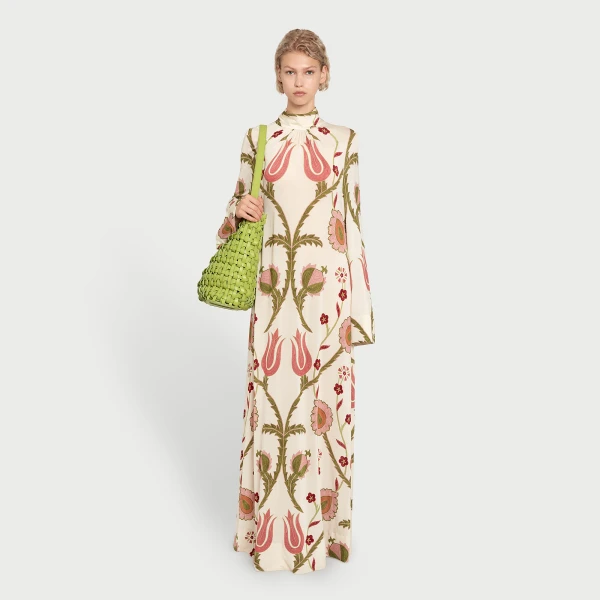 Giambattista Valli Oversize Suzani Tribute Kaftan - Giambattista Valli Dresses - Romantic Couture - Shop at Luxury Shoes 
