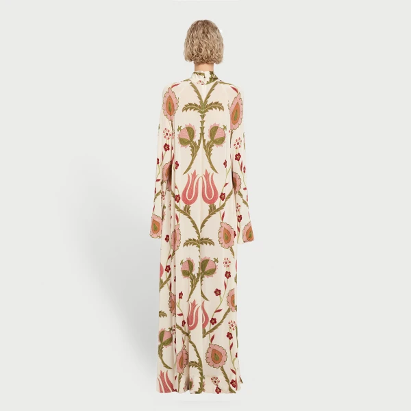 Giambattista Valli Oversize Suzani Tribute Kaftan - Giambattista Valli Dresses - Romantic Couture - Shop at Luxury Shoes 