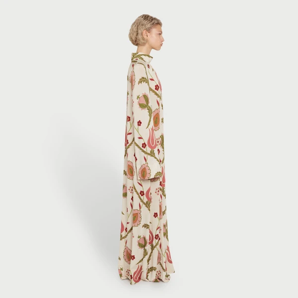 Giambattista Valli Oversize Suzani Tribute Kaftan - Giambattista Valli Dresses - Romantic Couture - Shop at Luxury Shoes 