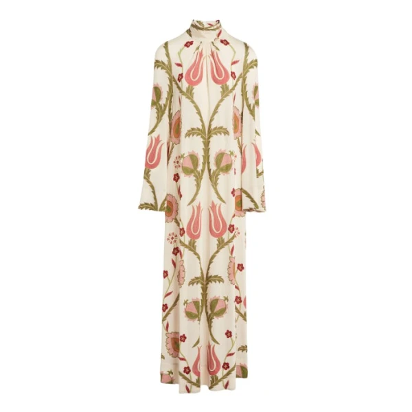 Giambattista Valli Oversize Suzani Tribute Kaftan - Giambattista Valli Dresses - Romantic Couture - Shop at Luxury Shoes 