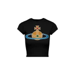 Vivienne Westwood Oversized Orb Baby Peru T-shirt - Vivienne Westwood Tops - Punk Luxury - Shop at Luxury Shoes 