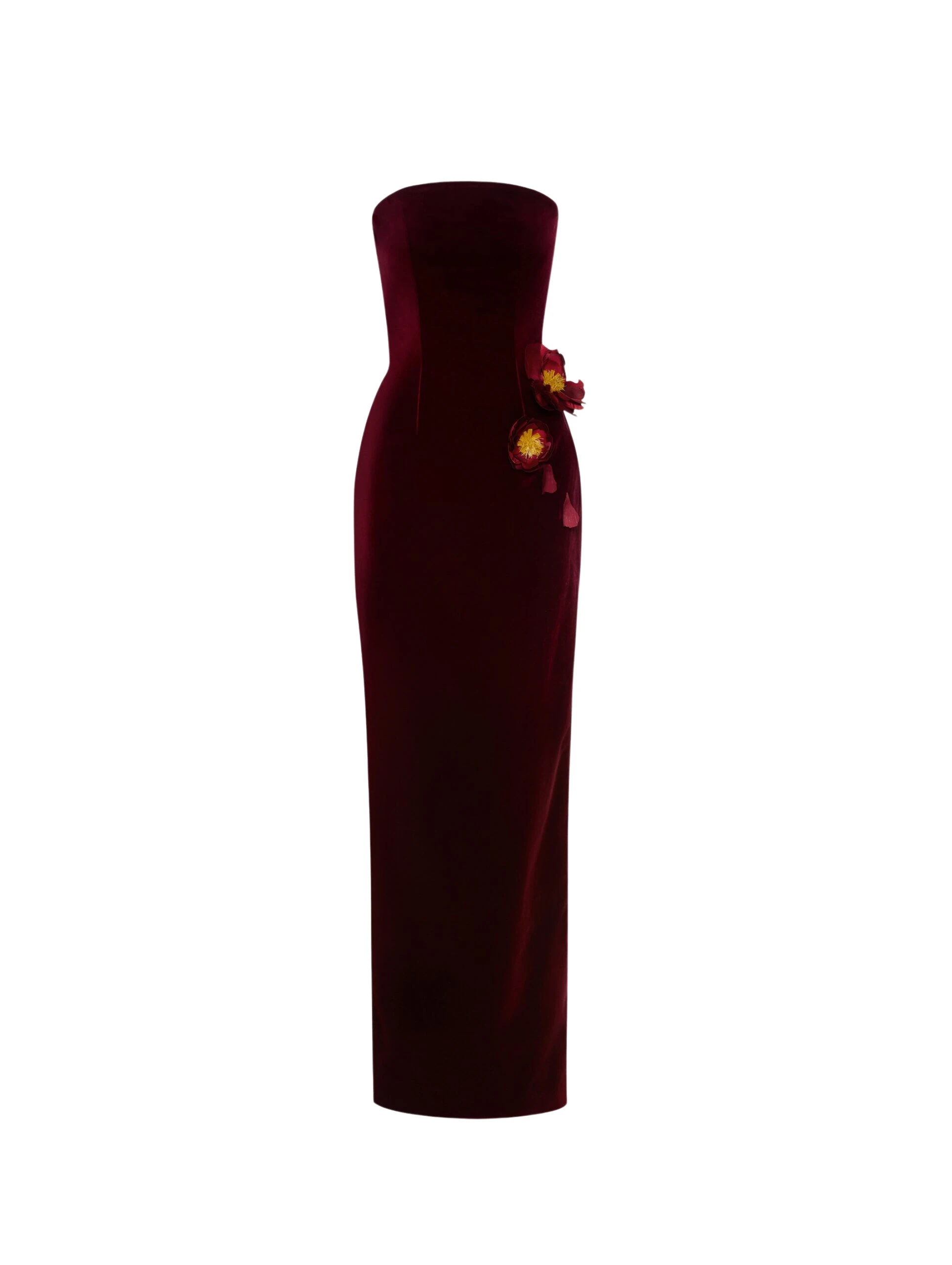 Peony-Applique-Velvet-Gown-Oscar-de-la-Renta-Dresses-scaled18370_nobg Oscar de la Renta Peony Appliqué Velvet Gown - Oscar de la Renta Dresses - American Couture - Shop at Luxury Shoes