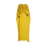 Oscar de la Renta Peony Sequin and Raffia Embroidered Caftan - Oscar de la Renta Dresses - American Couture - Shop at Luxury Shoes 