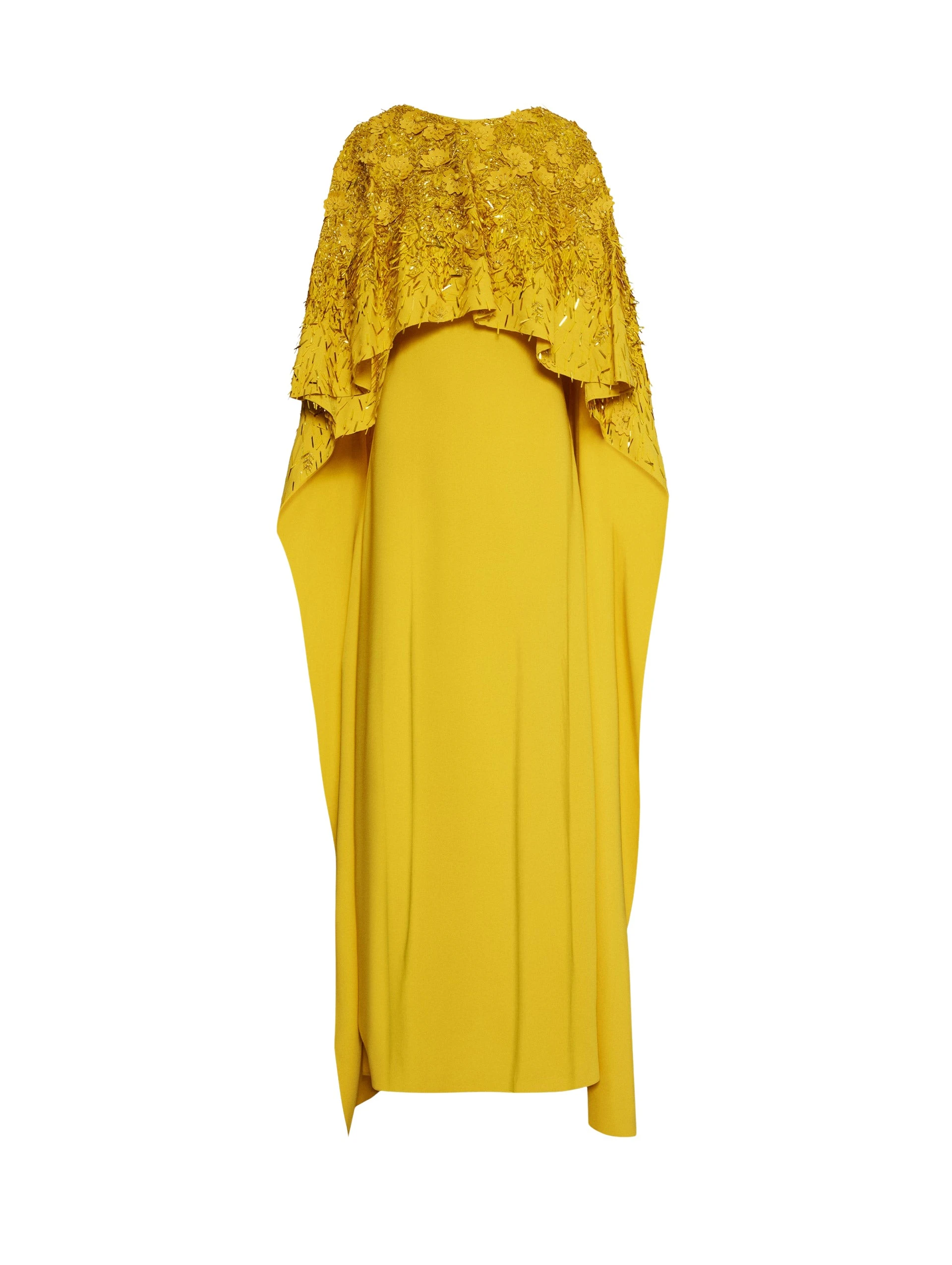 Peony-Sequin-and-Raffia-Embroidered-Caftan-Oscar-de-la-Renta-Dresses65231_nobg Oscar de la Renta Peony Sequin and Raffia Embroidered Caftan - Oscar de la Renta Dresses - American Couture - Shop at Luxury Shoes