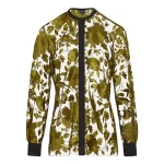 Giambattista Valli Peridot Chimera Shawl Tulle Blouse - Giambattista Valli Tops - Romantic Couture - Shop at Luxury Shoes 