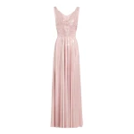 Giambattista Valli Pink Dress In Liquid Jersey With Crossover Draping - Giambattista Valli Dresses - Romantic Couture - Shop at Luxury Shoes 