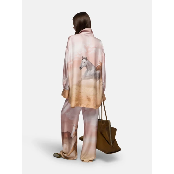 The Attico Pink Shades Long Pant - The Attico Pants - Designed by Gilda Ambrosio & Giorgia Tordini - Shop at Luxury Shoes 