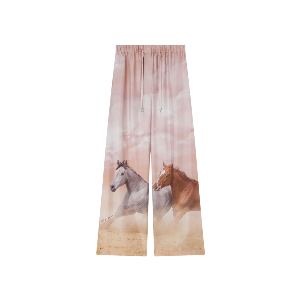 The Attico Pink Shades Long Pant - The Attico Pants - Designed by Gilda Ambrosio & Giorgia Tordini - Shop at Luxury Shoes 