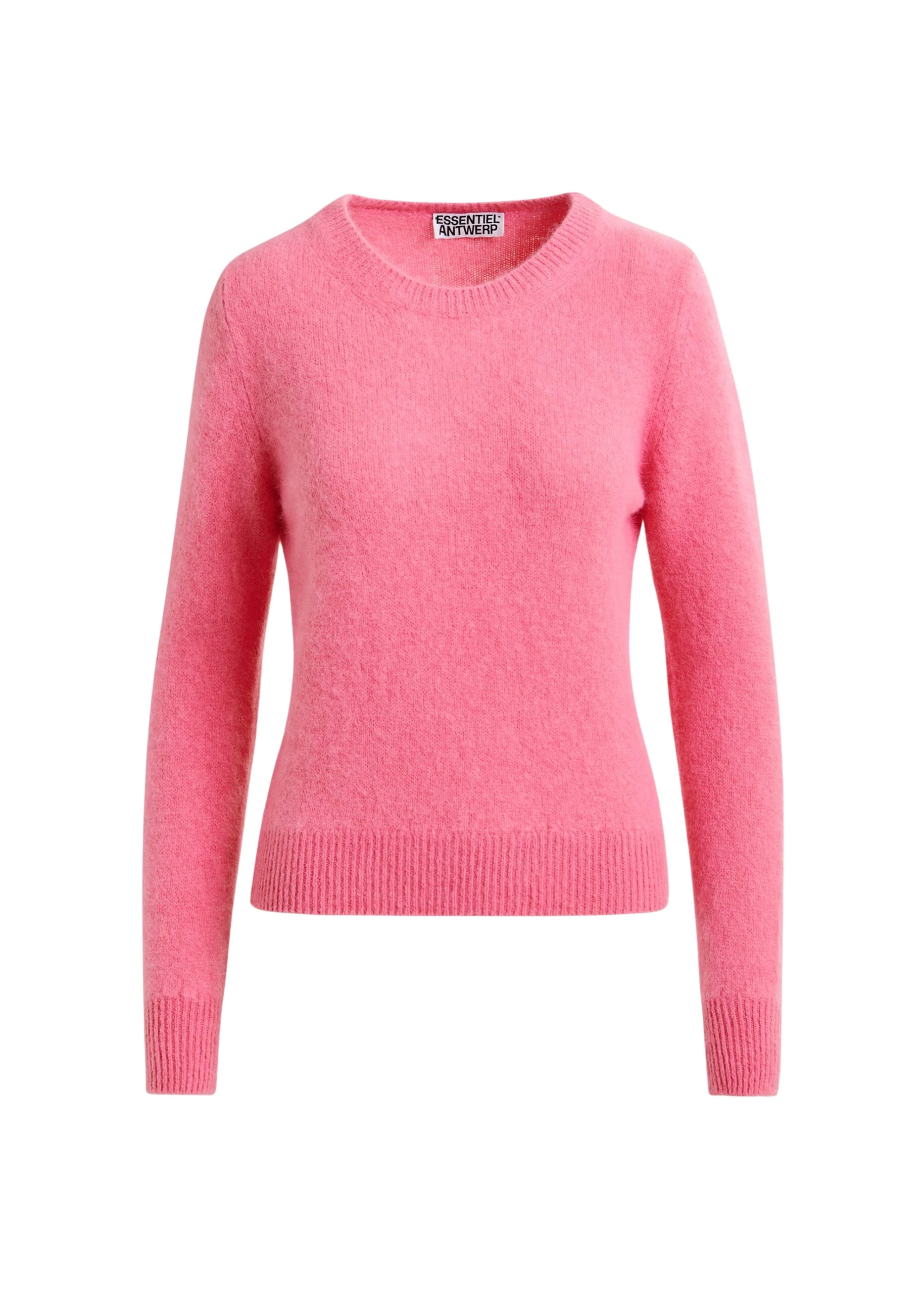 Pink-angora-blend-knit-Essentiel-Antwerp-Knitwear-scaled52759_nobg Essentiel Antwerp Pink angora blend knit - Essentiel Antwerp Knitwear - Colorful Belgian Design - Shop at Luxury Shoes