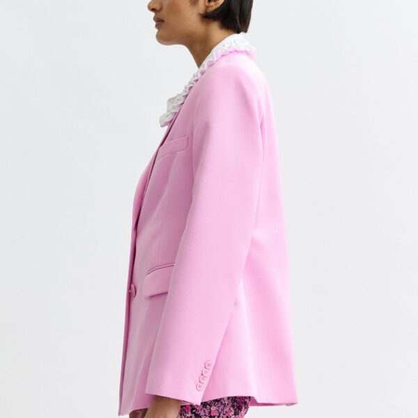 Essentiel Antwerp Pink single-breasted blazer, view 4