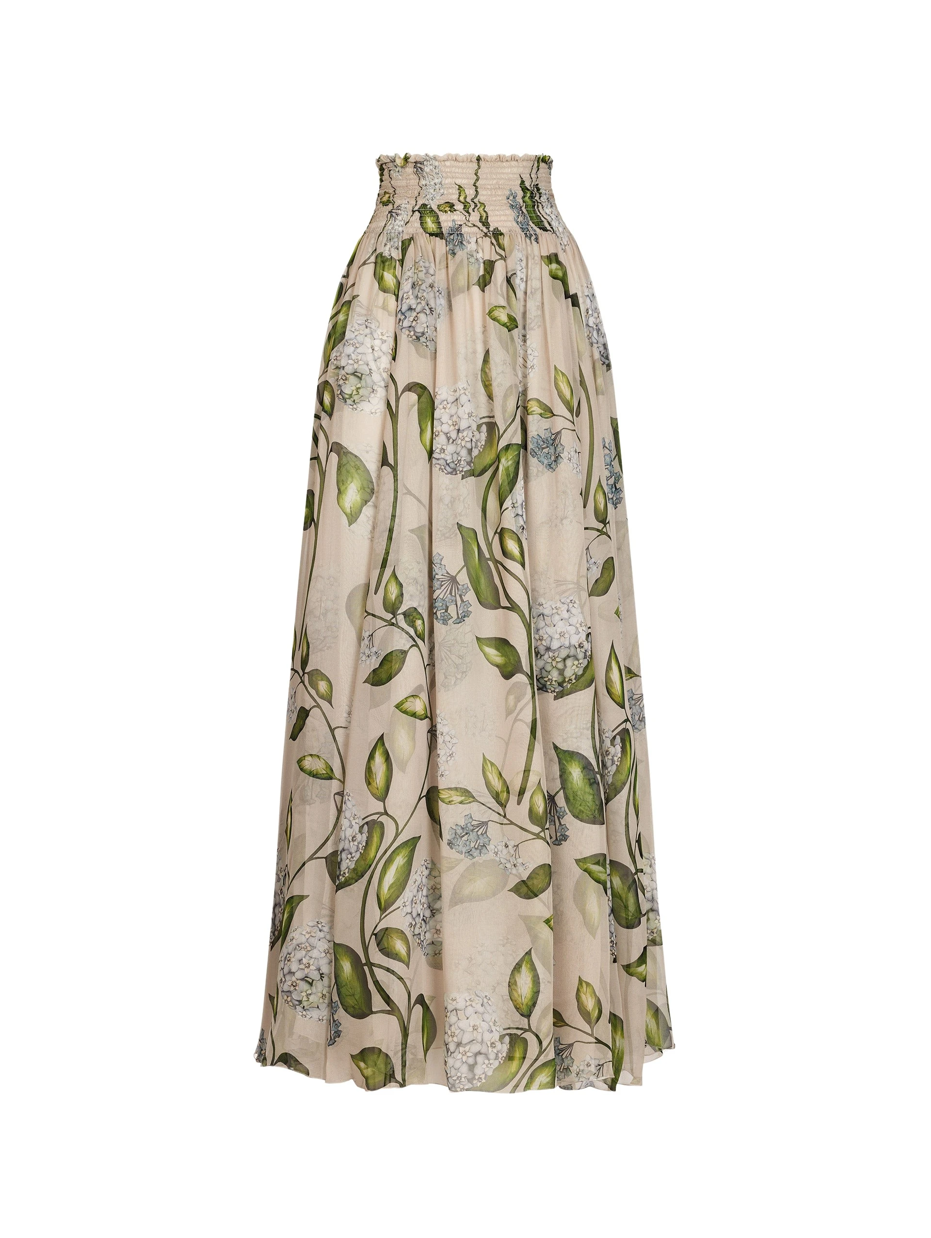 Porcelain-Flower-Chiffon-Maxi-Skirt-Oscar-de-la-Renta-Skirts67081_nobg Oscar de la Renta Porcelain Flower Chiffon Maxi Skirt - Oscar de la Renta Skirts - American Couture - Shop at Luxury Shoes