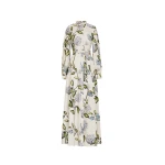 Oscar de la Renta Porcelain Flower Cotton Poplin Caftan - Oscar de la Renta Dresses - American Couture - Shop at Luxury Shoes 