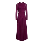 Giambattista Valli Purple Draped Maxi Dress - Giambattista Valli Dresses - Romantic Couture - Shop at Luxury Shoes 