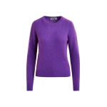 Essentiel Antwerp Purple angora blend knit - Essentiel Antwerp Knitwear - Colorful Belgian Design - Shop at Luxury Shoes 