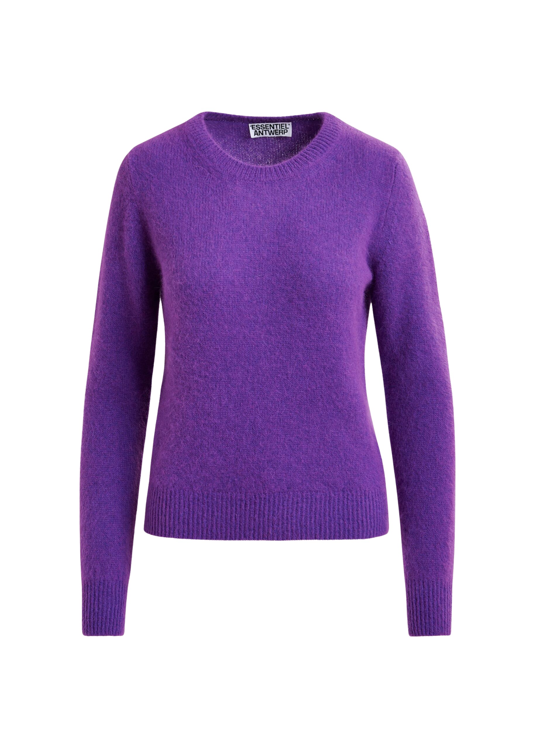 Essentiel Antwerp Purple angora blend knit