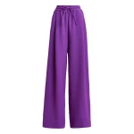 Essentiel Antwerp Purple wide-leg pants - Essentiel Antwerp Pants - Colorful Belgian Design - Shop at Luxury Shoes 