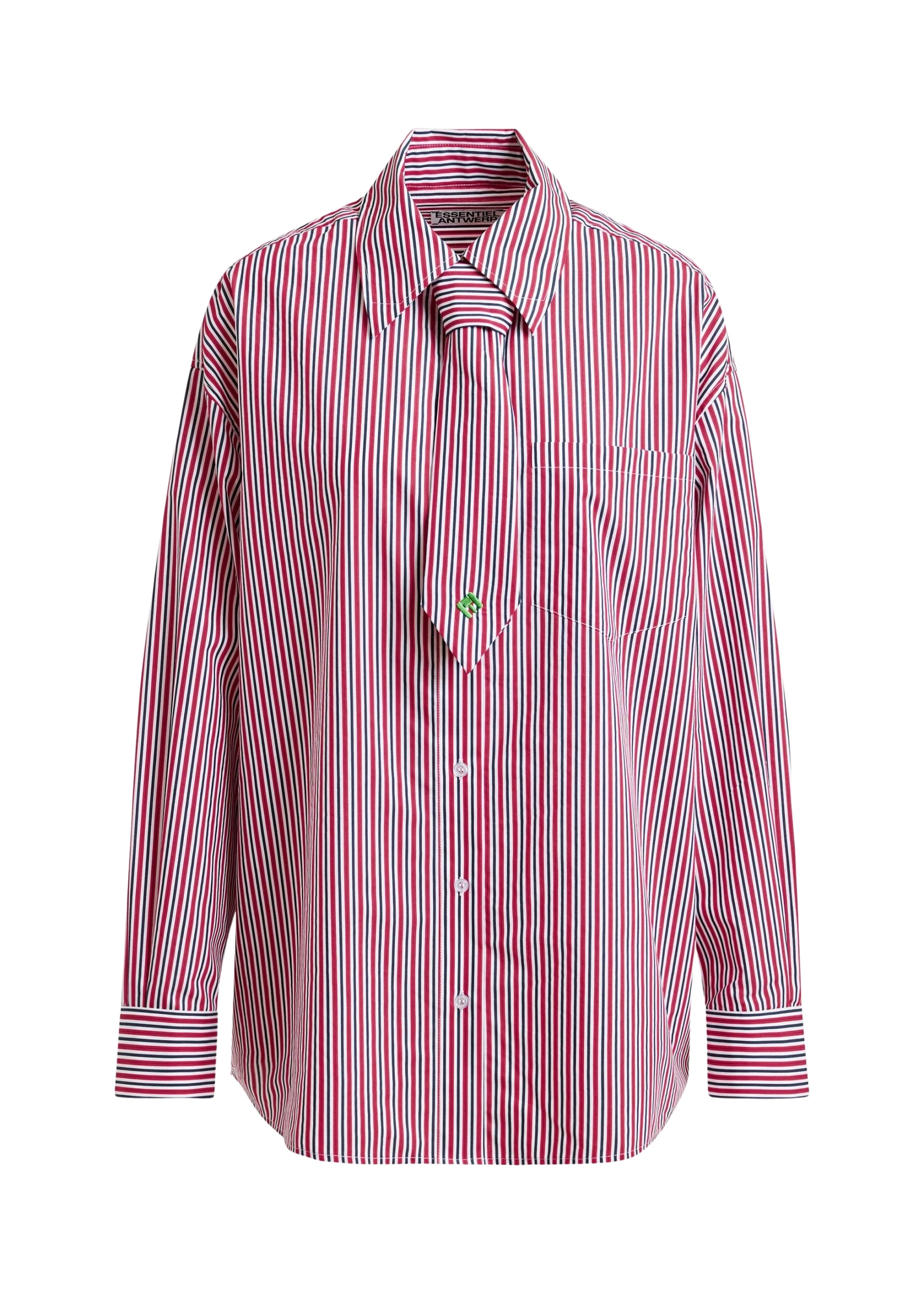 Red-blue-and-white-striped-shirt-with-removable-tie-Essentiel-Antwerp-Shirts-scaled25005_nobg Essentiel Antwerp Red