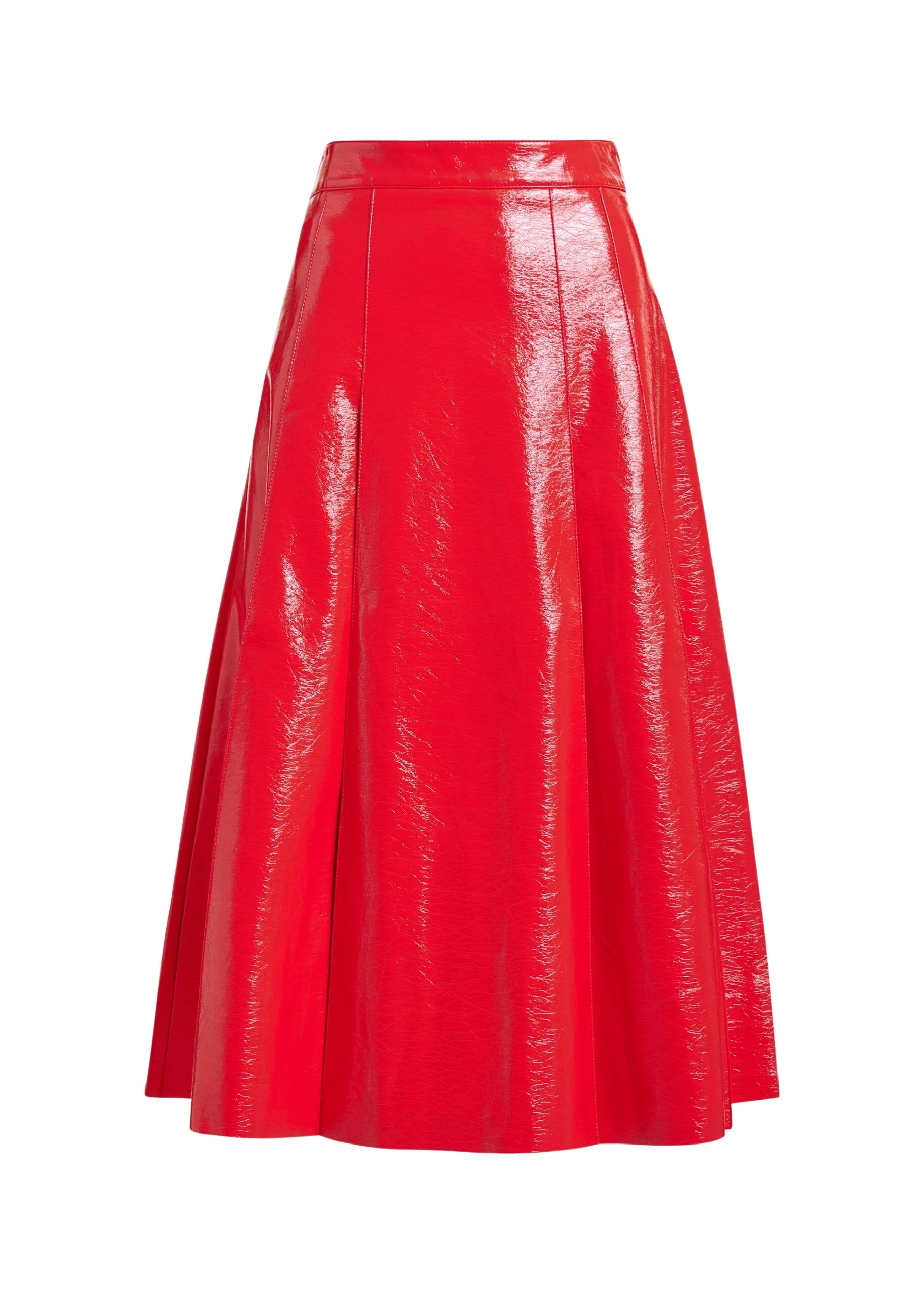 Red-faux-leather-midi-skirt-Essentiel-Antwerp-Skirts-scaled50622_nobg Essentiel Antwerp Red faux leather midi skirt - Essentiel Antwerp Skirts - Colorful Belgian Design - Shop at Luxury Shoes
