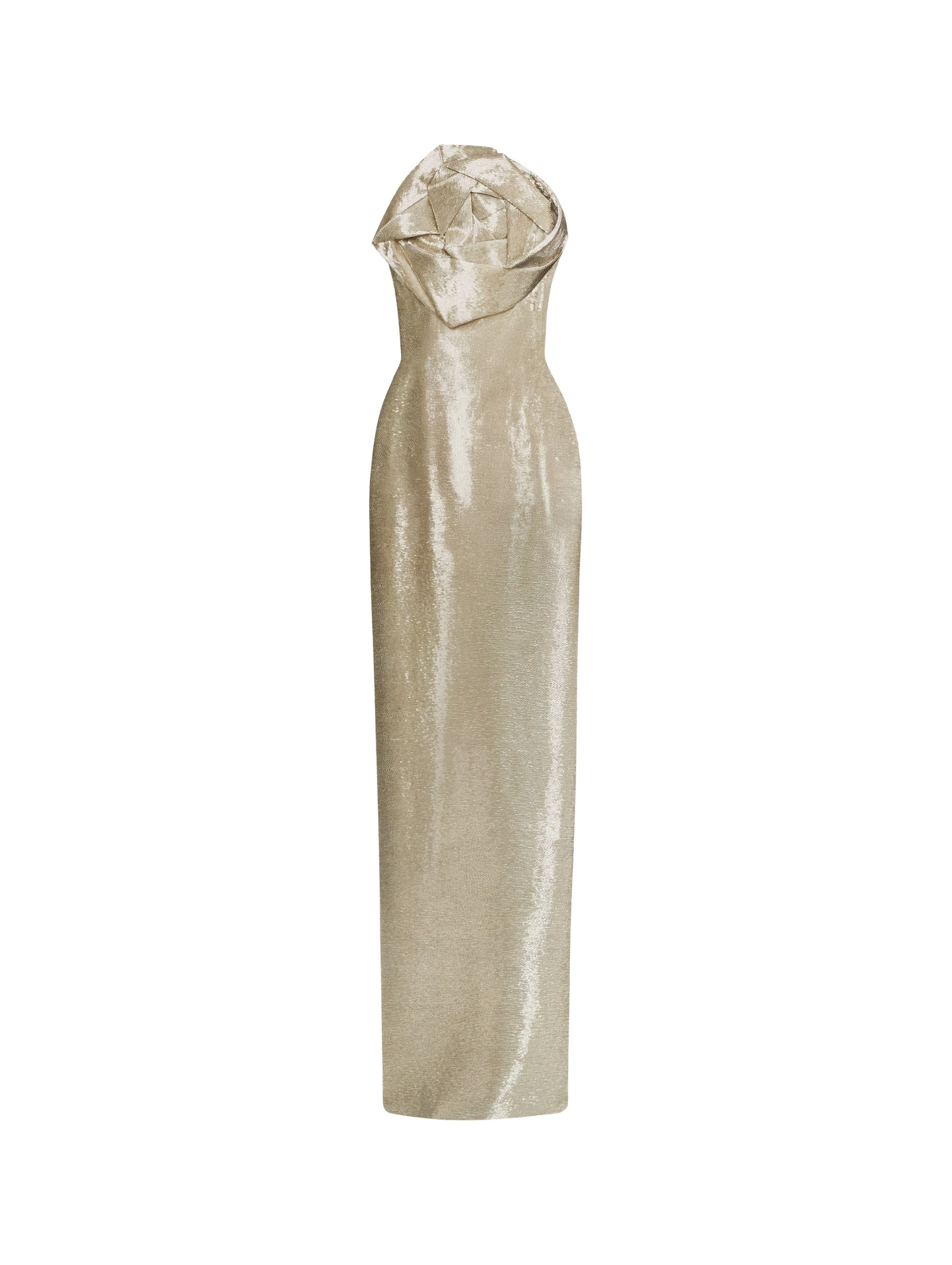 Rosette-Bugle-Bead-Column-Gown-Oscar-de-la-Renta-Dresses76062_nobg Oscar de la Renta Rosette Bugle Bead Column Gown - Oscar de la Renta Dresses - American Couture - Shop at Luxury Shoes