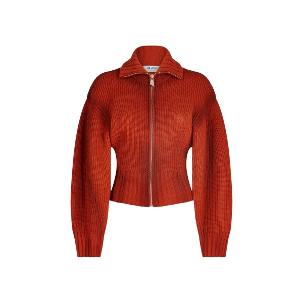 The Attico Rust Cardigan - The Attico Knitwear - Designed by Gilda Ambrosio & Giorgia Tordini - Shop at Luxury Shoes 