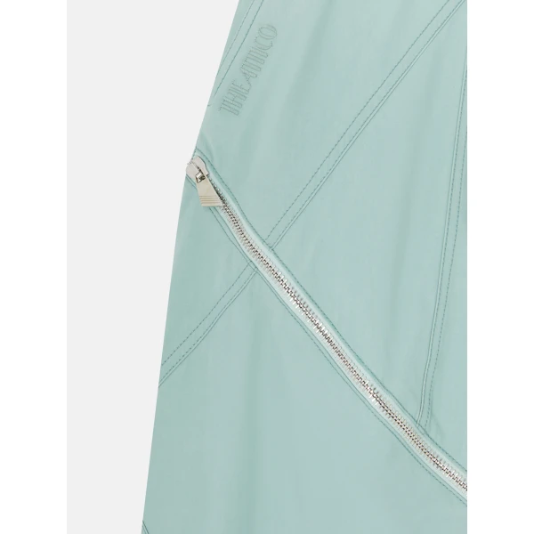 The Attico Sage Green Long Pant - The Attico Pants - Designed by Gilda Ambrosio & Giorgia Tordini - Shop at Luxury Shoes 