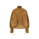 The Attico Sand Bomber - The Attico Jackets - Designed by Gilda Ambrosio & Giorgia Tordini - Shop at Luxury Shoes 