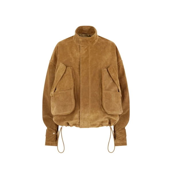 The Attico Sand Bomber - The Attico Jackets - Designed by Gilda Ambrosio & Giorgia Tordini - Shop at Luxury Shoes 