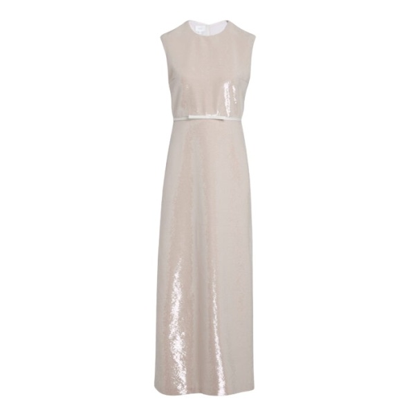 Giambattista Valli Sand Midi Sequin Dress - Giambattista Valli Dresses - Romantic Couture - Shop at Luxury Shoes 