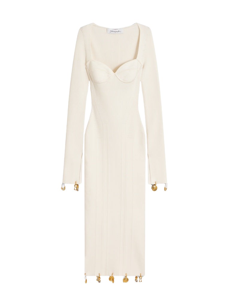 Schiaparelli Anatomical Charms Knitted Dress Dresses in Schiaparelli Authentic Luxury Fashion at Luxury Shoes 