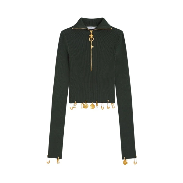 Schiaparelli Anatomical Charms Knitted Jumper Knitwear in Schiaparelli Authentic Luxury Fashion at Luxury Shoes 