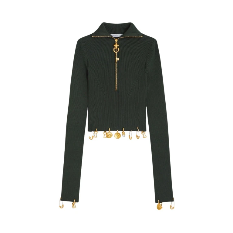 Schiaparelli Anatomical Charms Knitted Jumper Knitwear in Schiaparelli Authentic Luxury Fashion at Luxury Shoes 