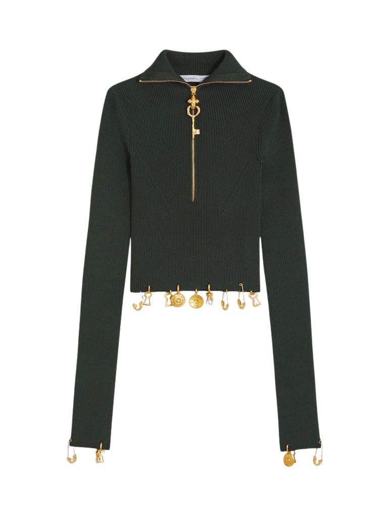 Schiaparelli Anatomical Charms Knitted Jumper Knitwear in Schiaparelli Authentic Luxury Fashion at Luxury Shoes 