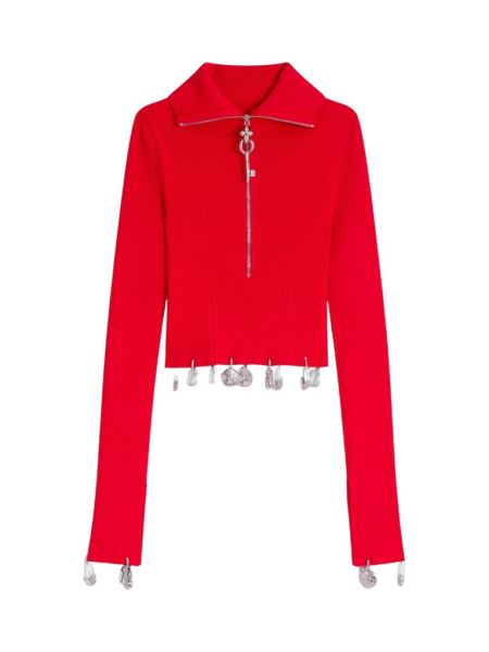 Schiaparelli Anatomical Charms Knitted Jumper Knitwear in Schiaparelli Authentic Luxury Fashion at Luxury Shoes 