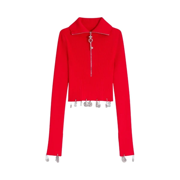 Schiaparelli Anatomical Charms Knitted Jumper Knitwear in Schiaparelli Authentic Luxury Fashion at Luxury Shoes 