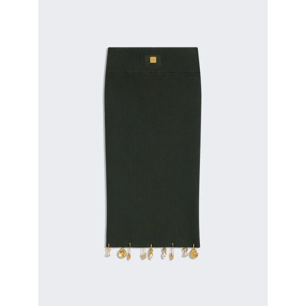 Schiaparelli Anatomical Charms Knitted Skirt Skirts in Schiaparelli Authentic Luxury Fashion at Luxury Shoes 